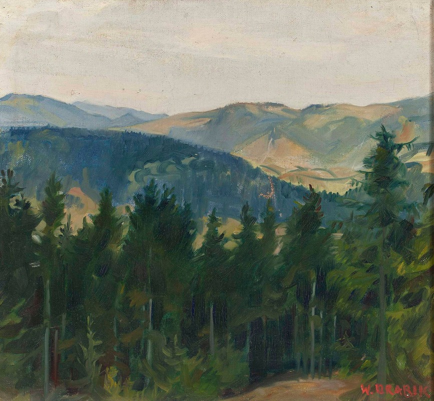 Wincenty Drabik - Mountainscape