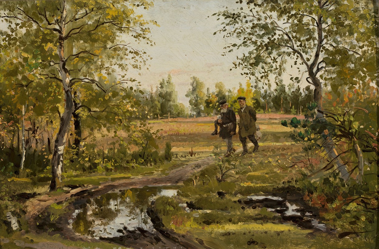 Włodzimierz J. Makowski - In a birch forest