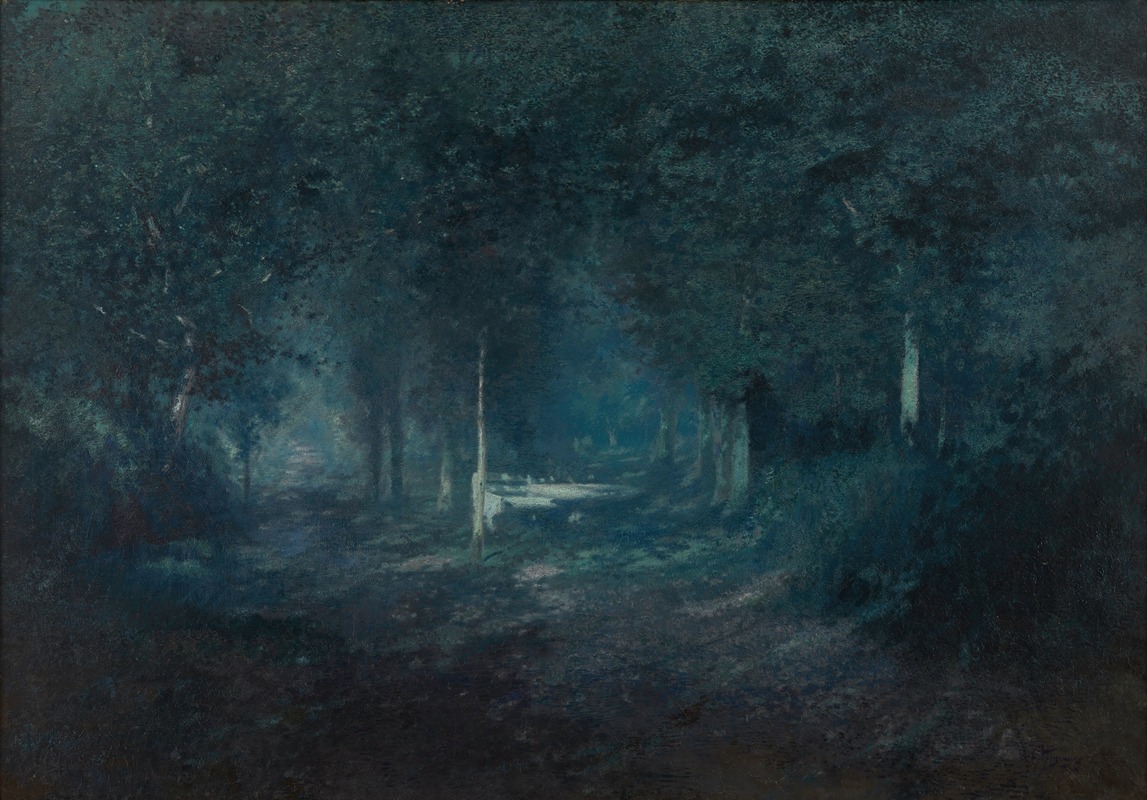 Adrien-Joseph Heymans - Wood by Moonlight