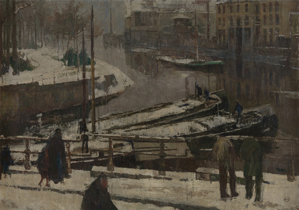 Albert Baertsoen - Thaw in Ghent