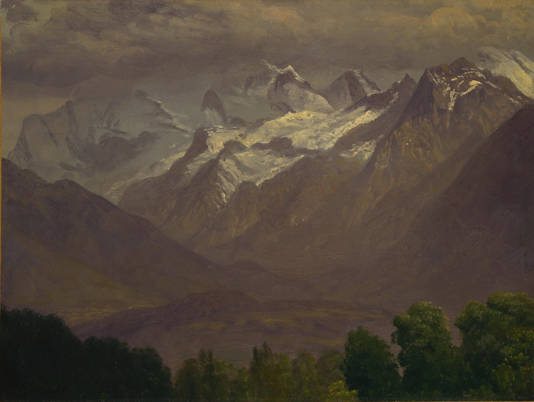 Albert Bierstadt - In the High Mountains