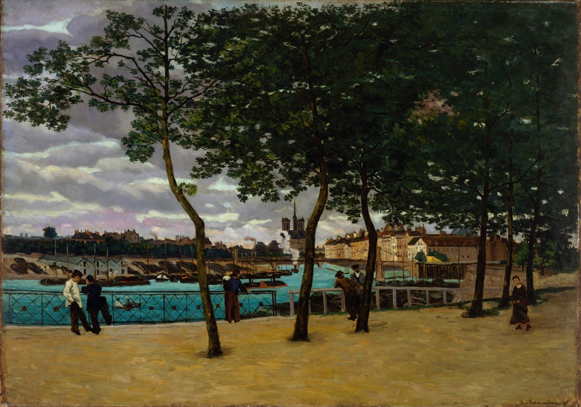 Armand Guillaumin - View of the Seine, Paris