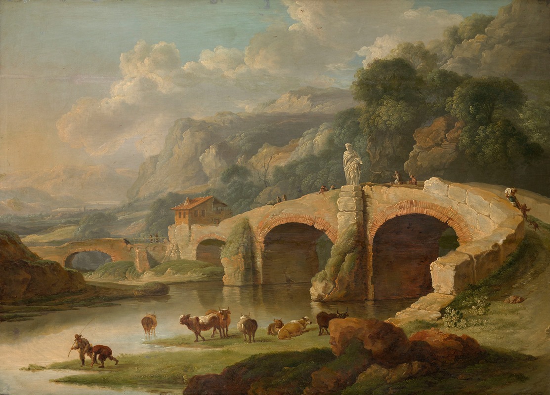 Christian Wilhelm Ernst Dietrich - Italian Landscape