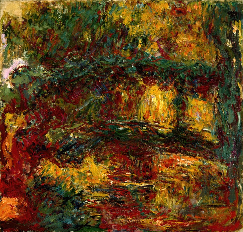 Claude Monet - The Japanese Footbridge, Giverny