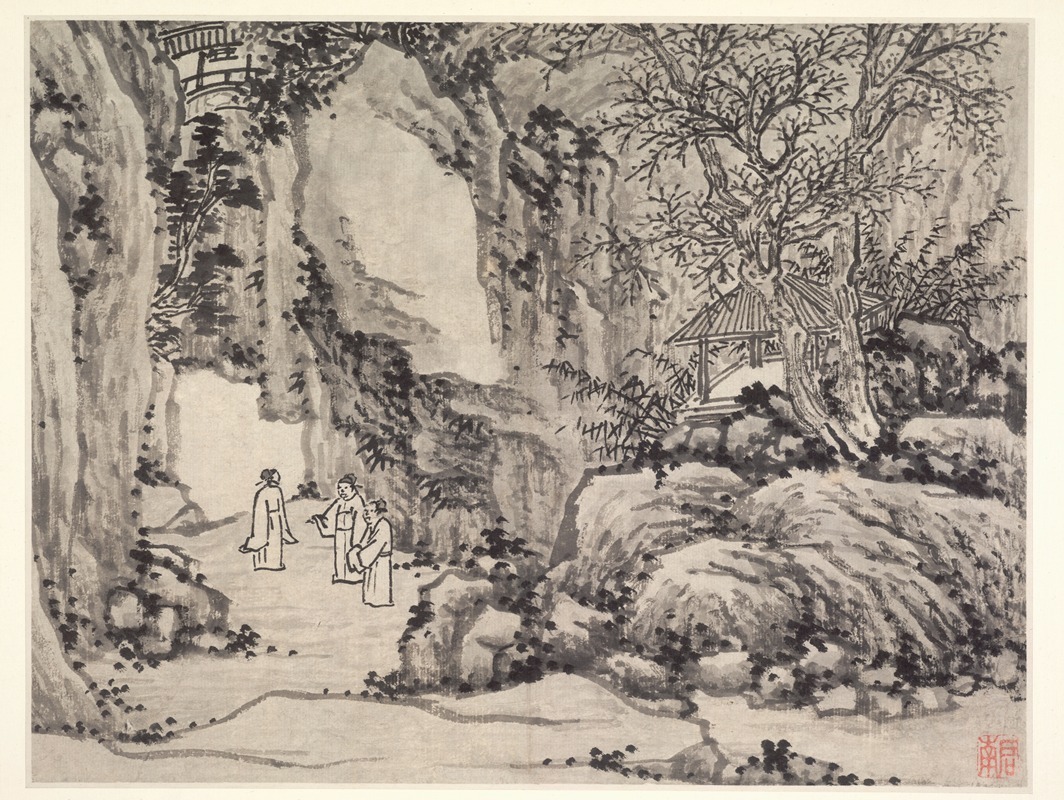 Shen Zhou - The Sword Spring, Tiger Hill