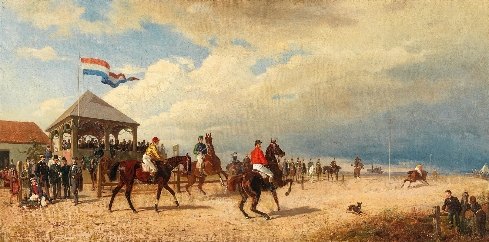 Emil Volkers - On the Horse Race Track