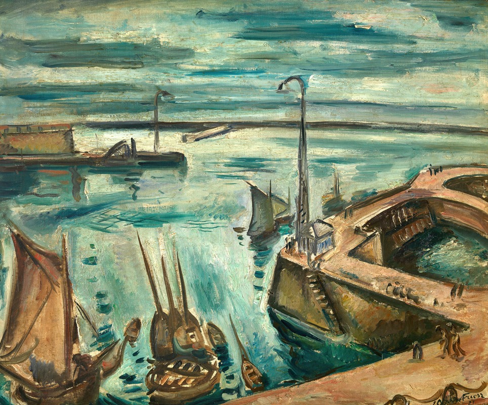 Emile Othon Friesz - The Harbour of Le Havre