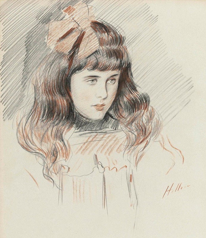 Paul César Helleu - Portrait of Ellen Helleu, the artist’s daughter