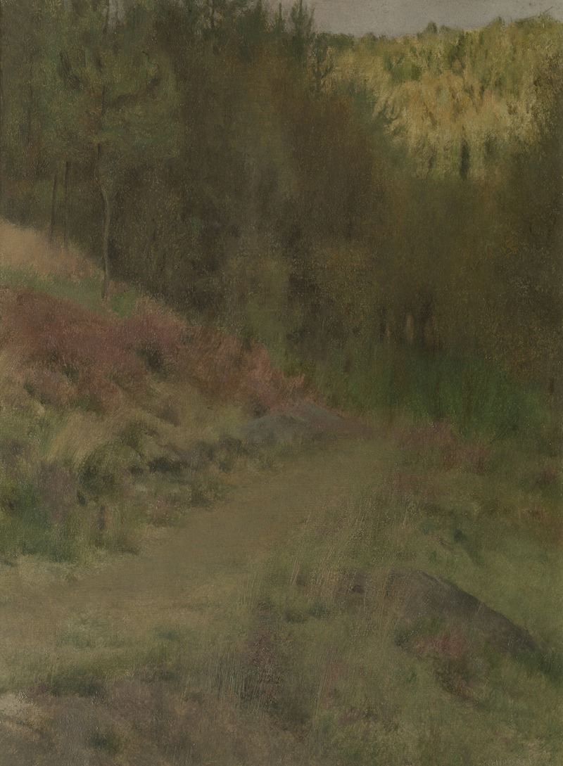 Fernand Khnopff - Landscape in Fosset