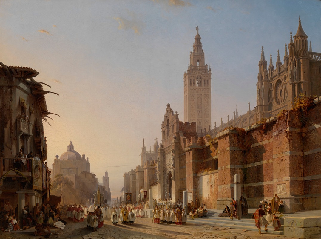 François Antoine Bossuet - The Cathedral of Seville