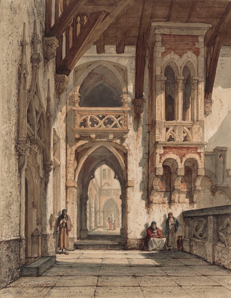 François Stroobant - Interior of a Palace