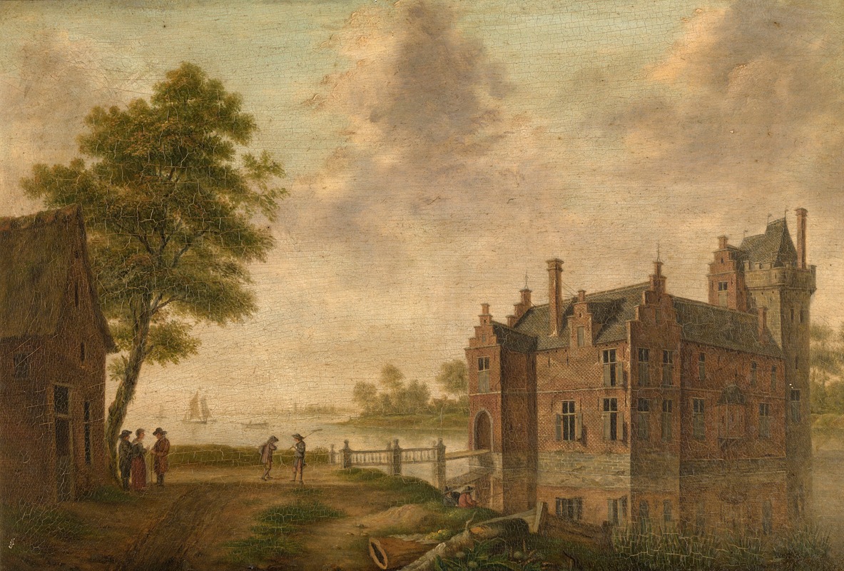 Hendrik Frans de Cort - A Castle