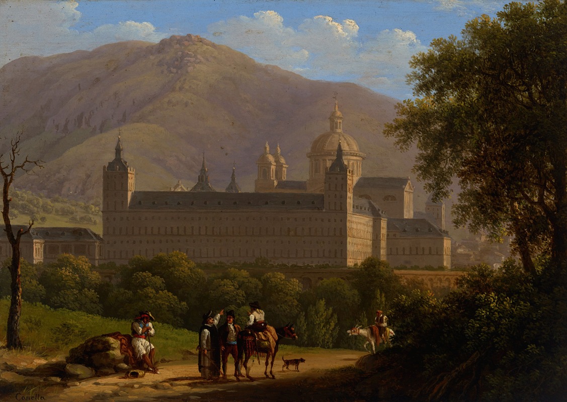 Giuseppe Canella - View of the Escorial