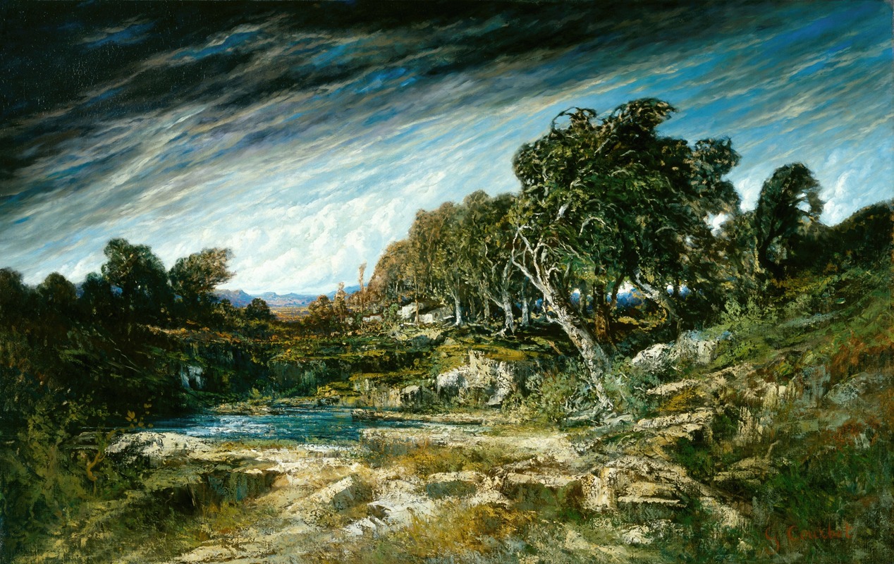 Gustave Courbet - The Gust of Wind