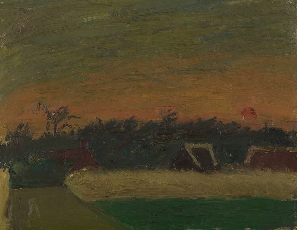 Gustave De Smet - Sunset