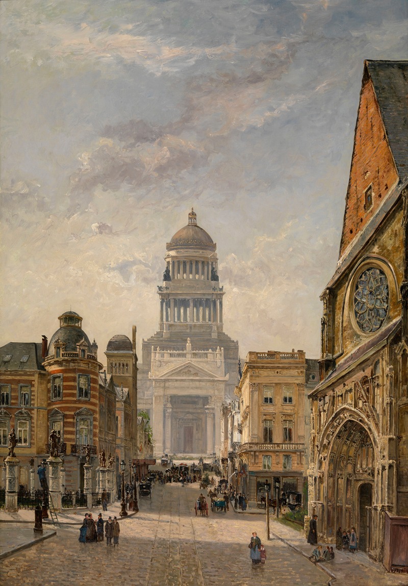 Gustave Walckiers - Regentschapstraat in Brussels