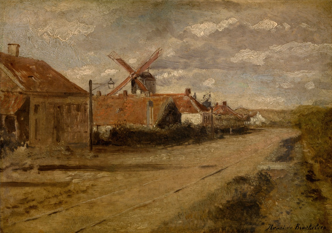 Henri de Braekeleer - The Mill at Kiel