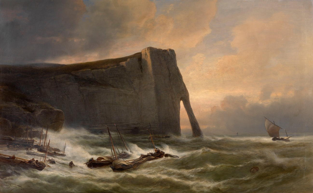 Jacob Jacobs - Porte d’ Aval in Etretat