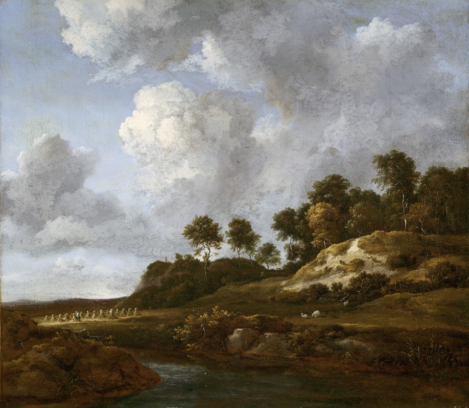 Jacob van Ruisdael - Landscape with Cornfields