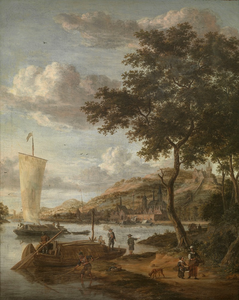 Jacobus Storck - View of the Necker