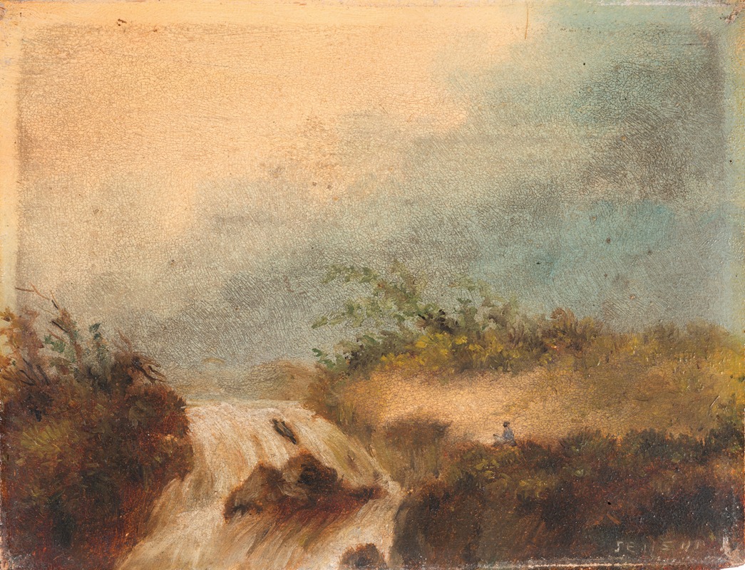 James Ensor - Landschap met waterval