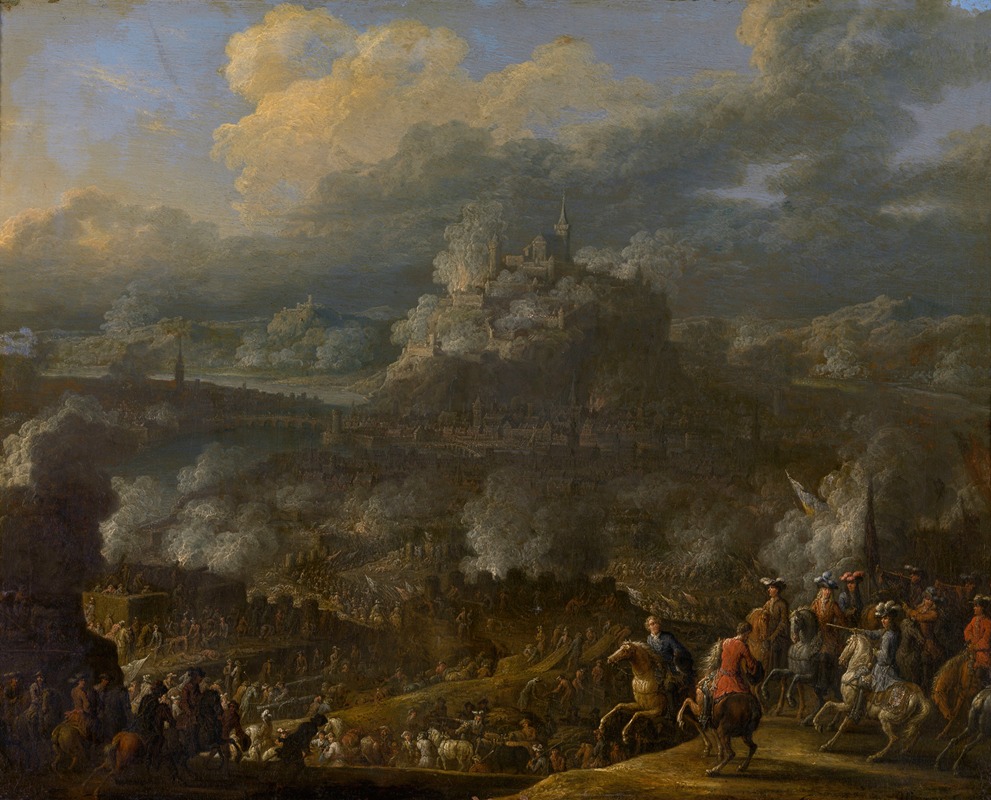 Jan Baptist van der Meiren - The Siege of Koblenz by Turenne