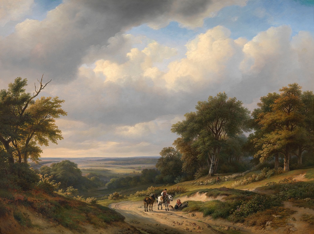 Jan Baptiste De Jonghe - Landscape in the Ardennes