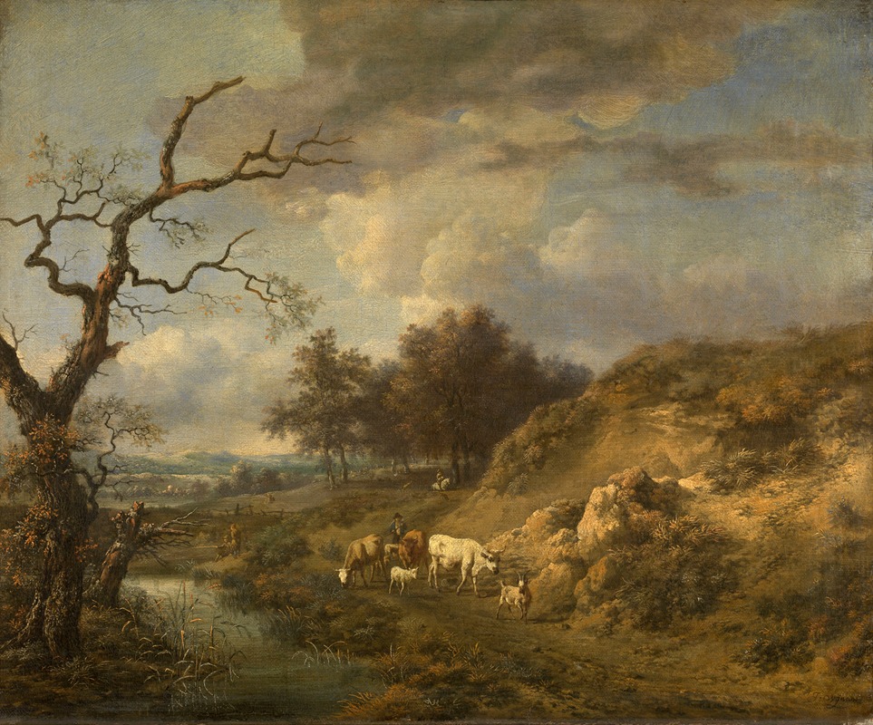 Jan Wijnants - Landscape with Cattle