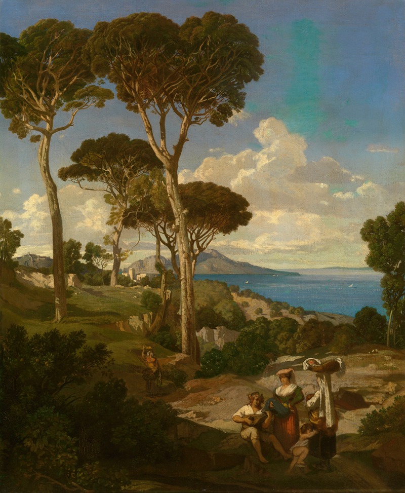 Jean-Joseph-François Bellel - Massa near Sorrento