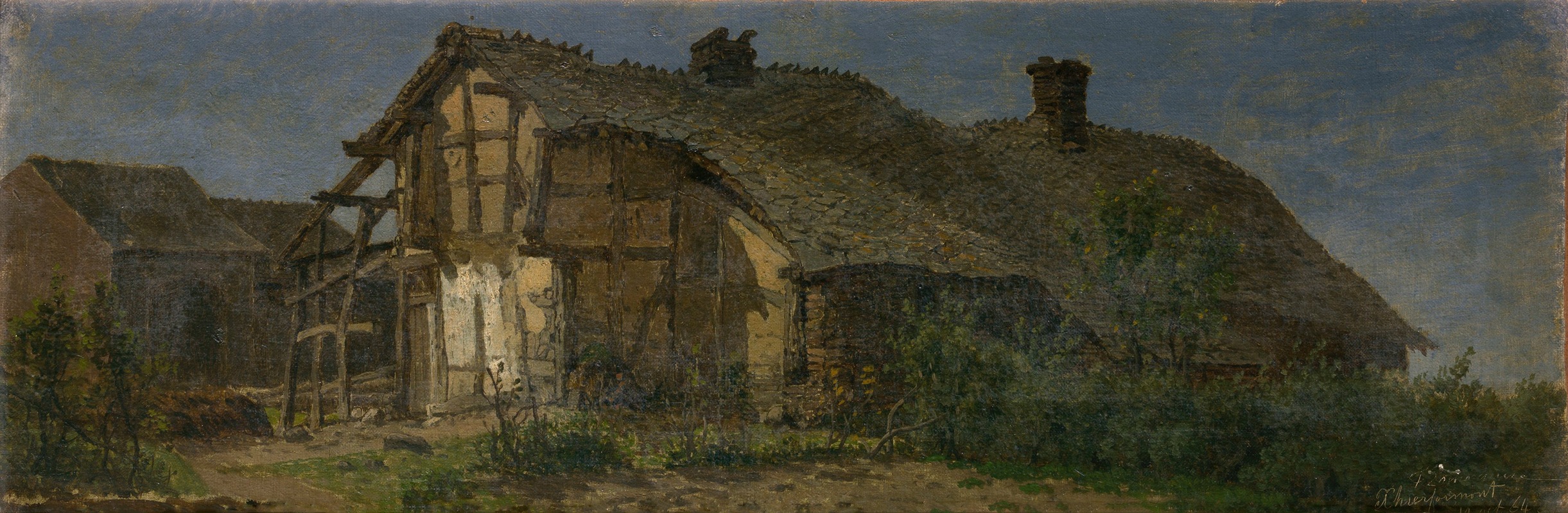 Jean Pierre François Lamorinière - An Old Farm in Xhierformont