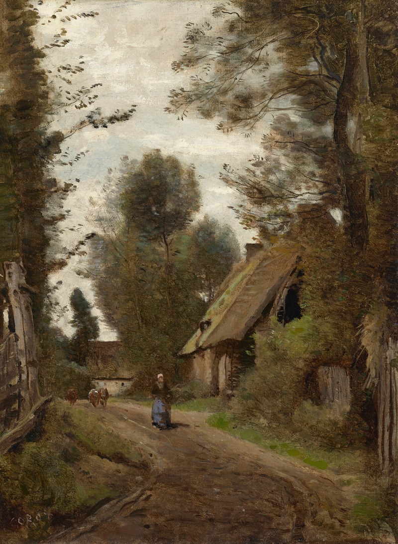 Jean-Baptiste-Camille Corot - Saint-Quentin-des-Prés (Oise), près de Gournay-en-Bray