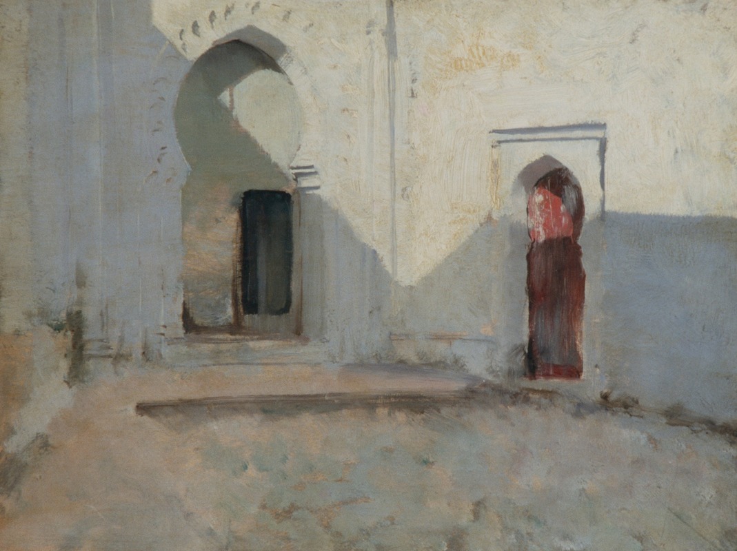 John Singer Sargent - Courtyard, Tetuan, Morocco