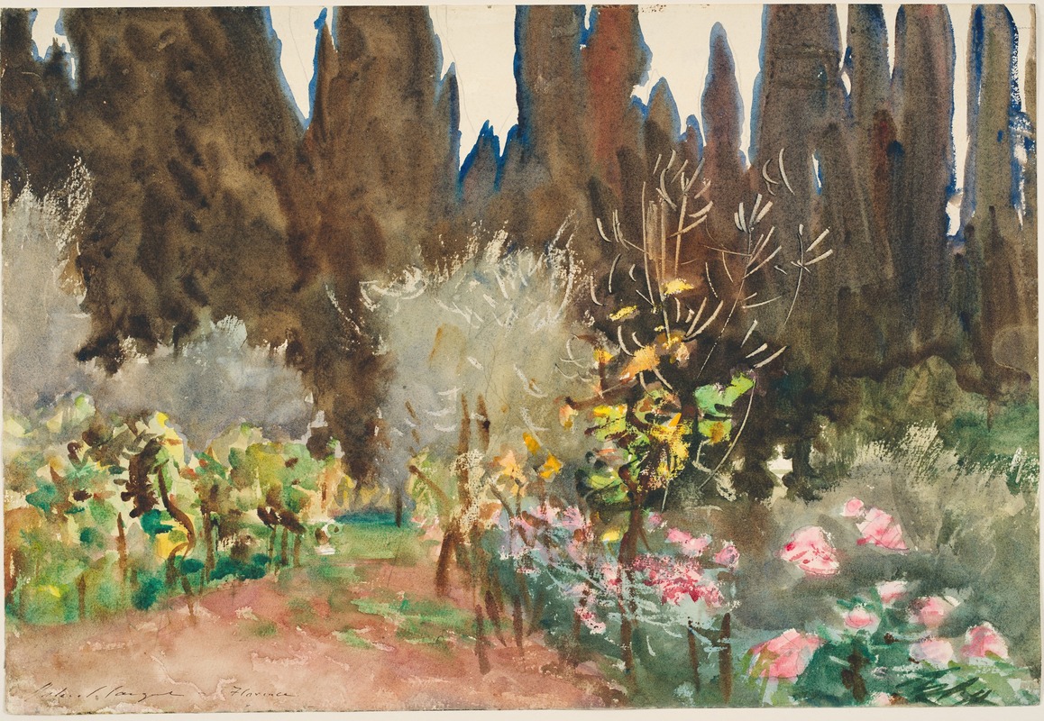 John Singer Sargent - Gardens at Florence