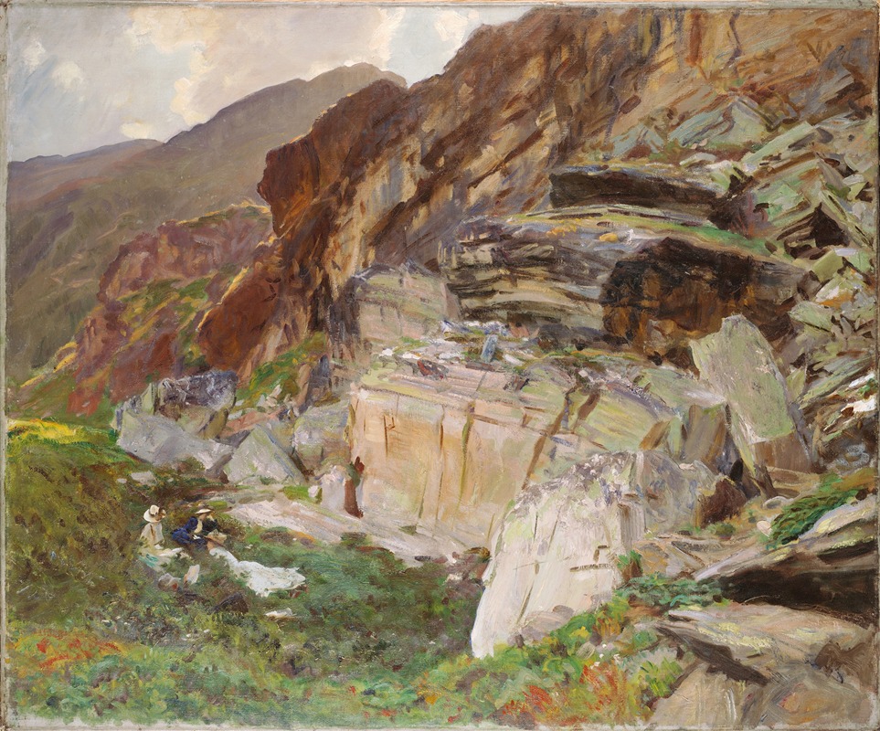 John Singer Sargent - In the Simplon Valley
