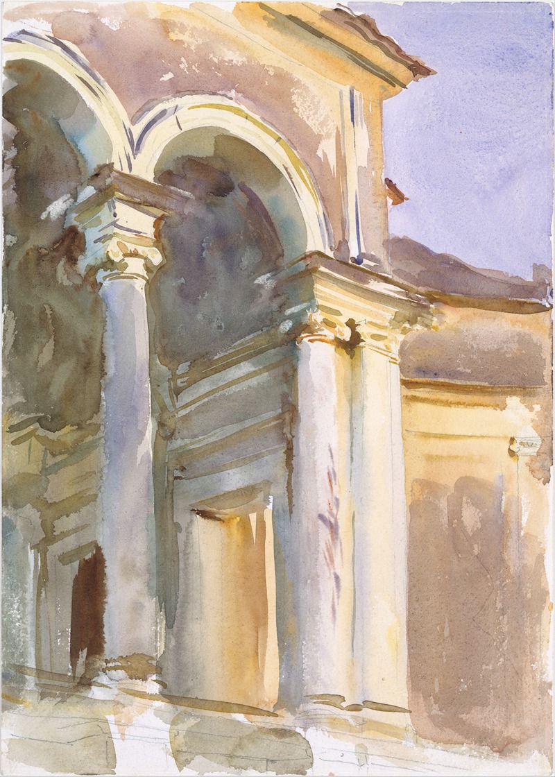 John Singer Sargent - Loggia, Villa Giulia, Rome