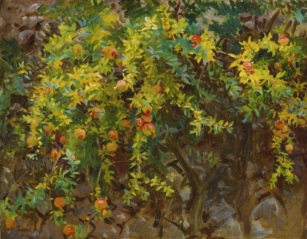John Singer Sargent - Pomegranates, Majorca