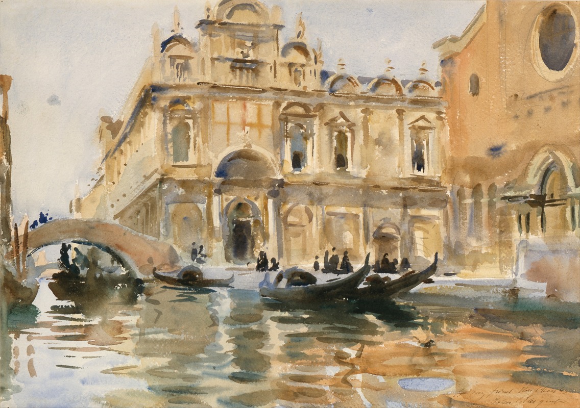John Singer Sargent - Rio dei Mendicanti, Venice