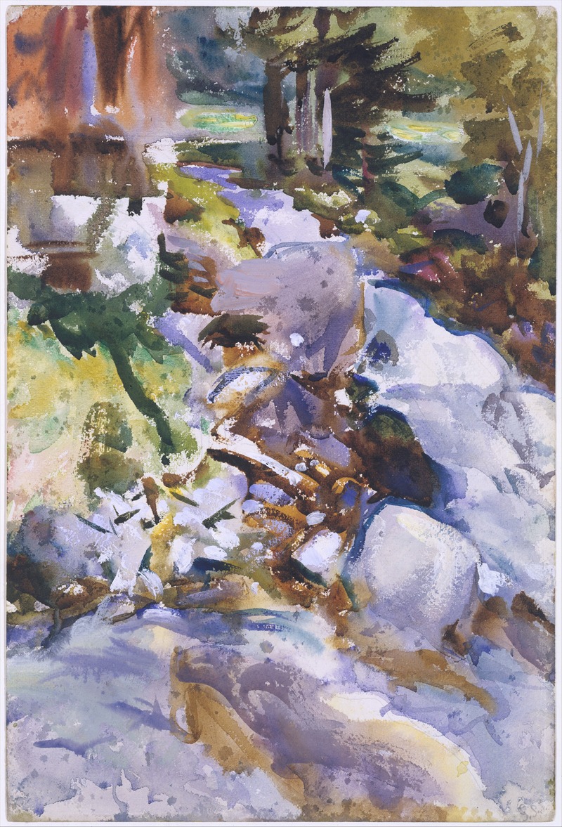 John Singer Sargent - Rushing Brook