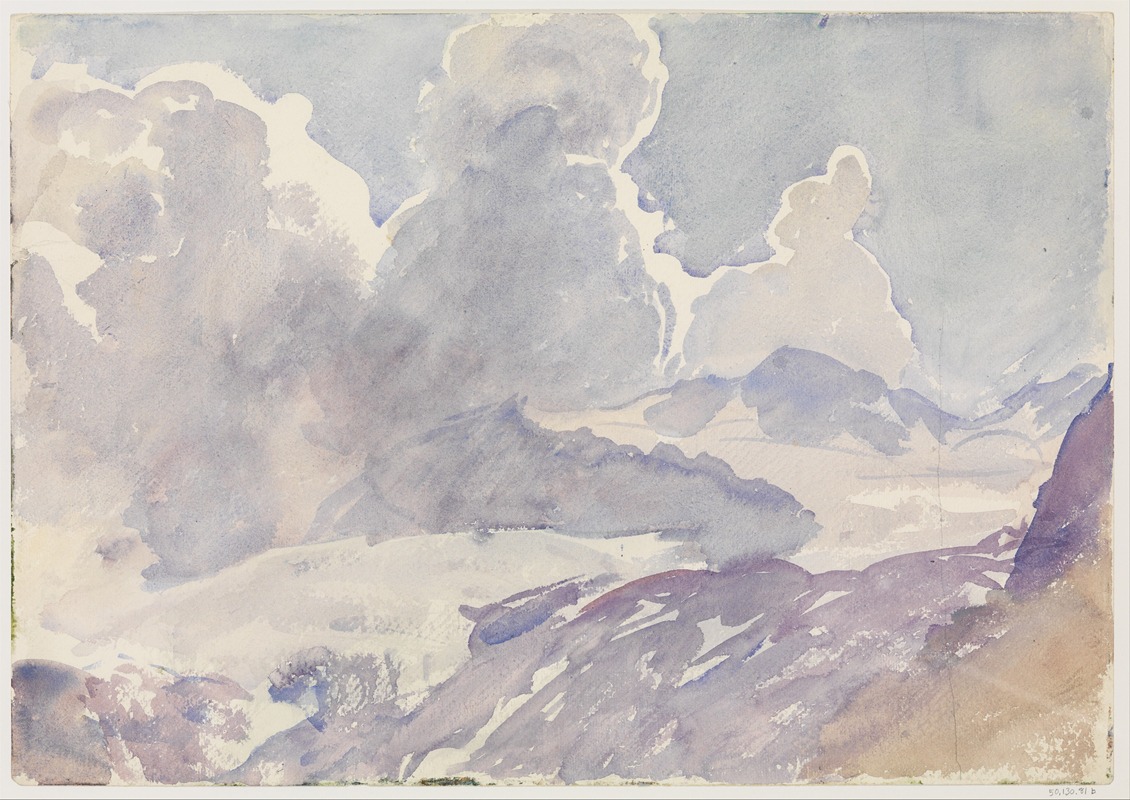 John Singer Sargent - Sky and Mountains
