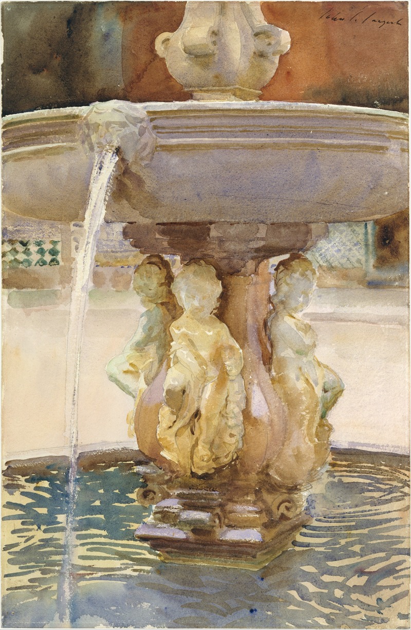John Singer Sargent - Spanish Fountain