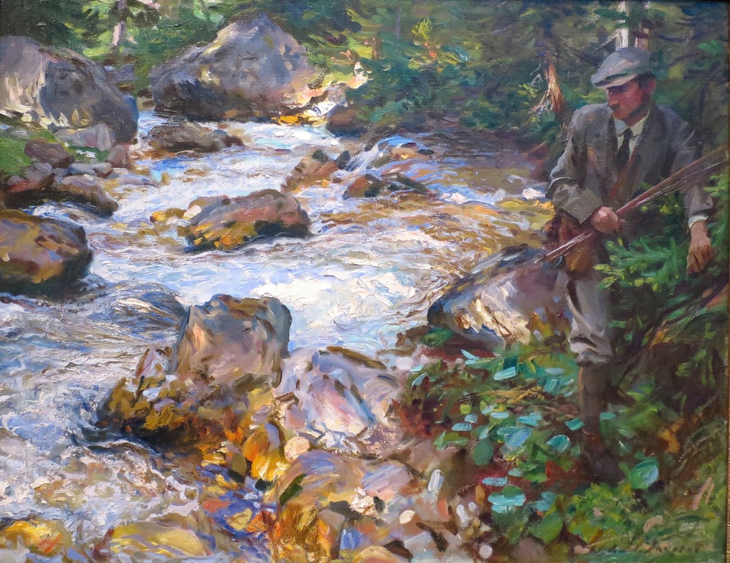 John Singer Sargent - Trout Stream in the Tyrol