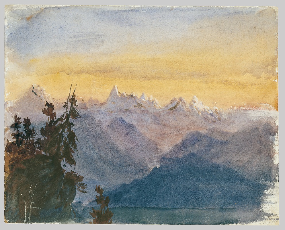 John Singer Sargent - View from Mount Pilatus