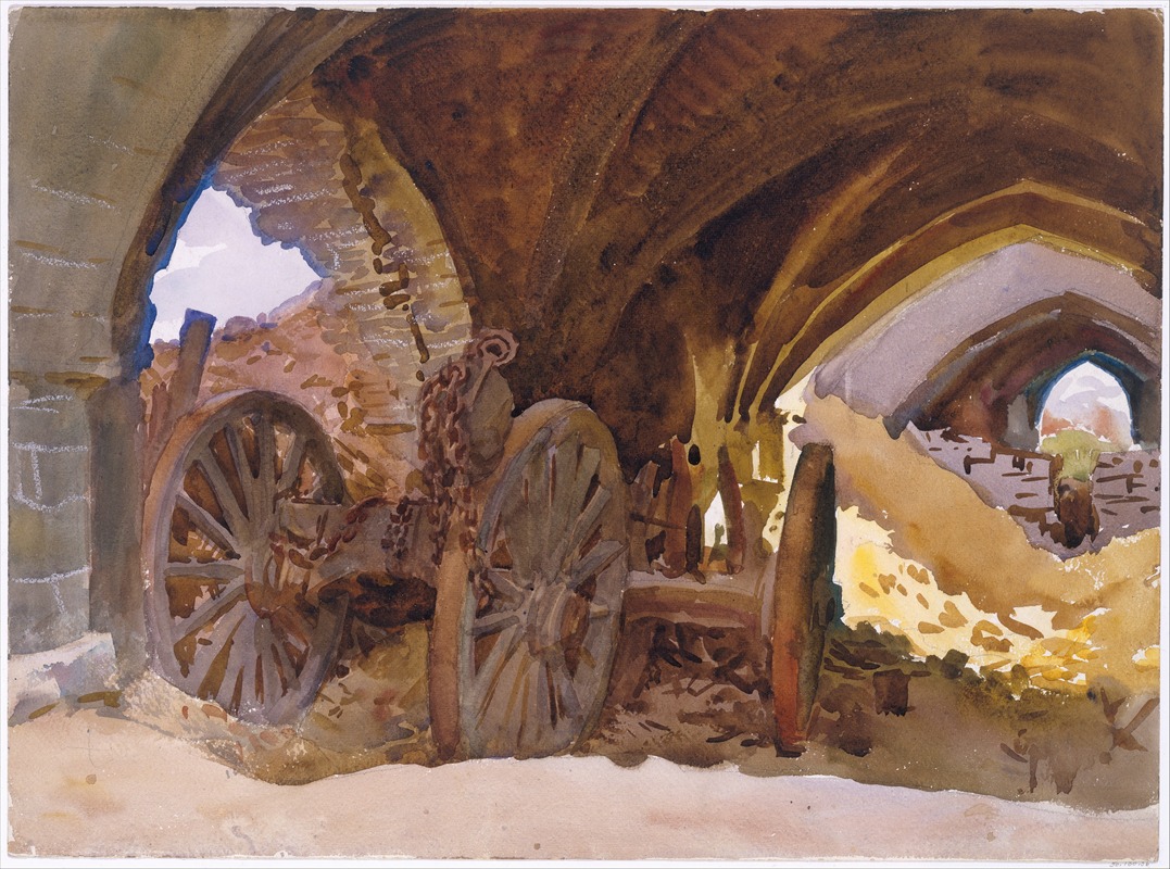 John Singer Sargent - Wheels in Vault
