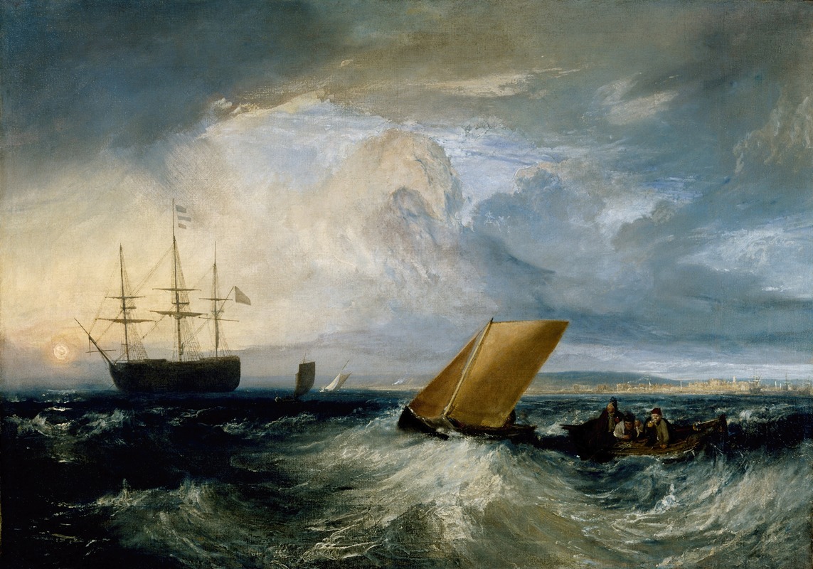 Joseph Mallord William Turner - Sheerness as seen from the Nore