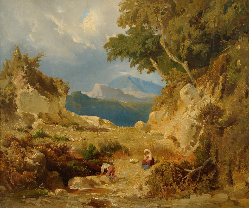 Julie Wilhelmine Hagen-Schwarz - Italian Landscape