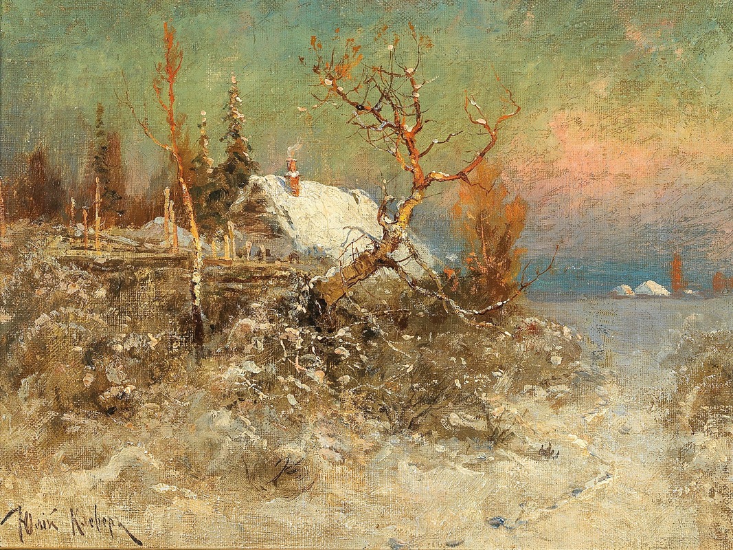 Julius Sergius Klever - Winter on the Baltic Coast