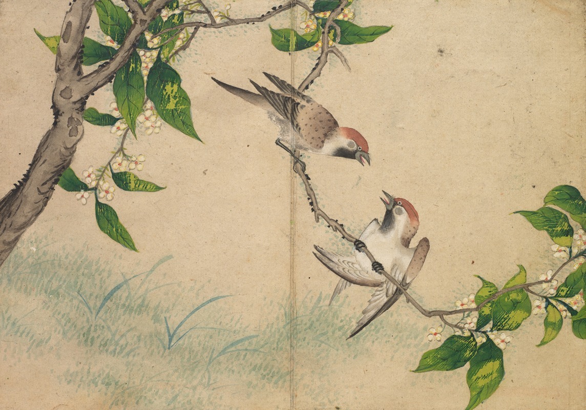 Zhang Ruoai - Gossiping Sparrows