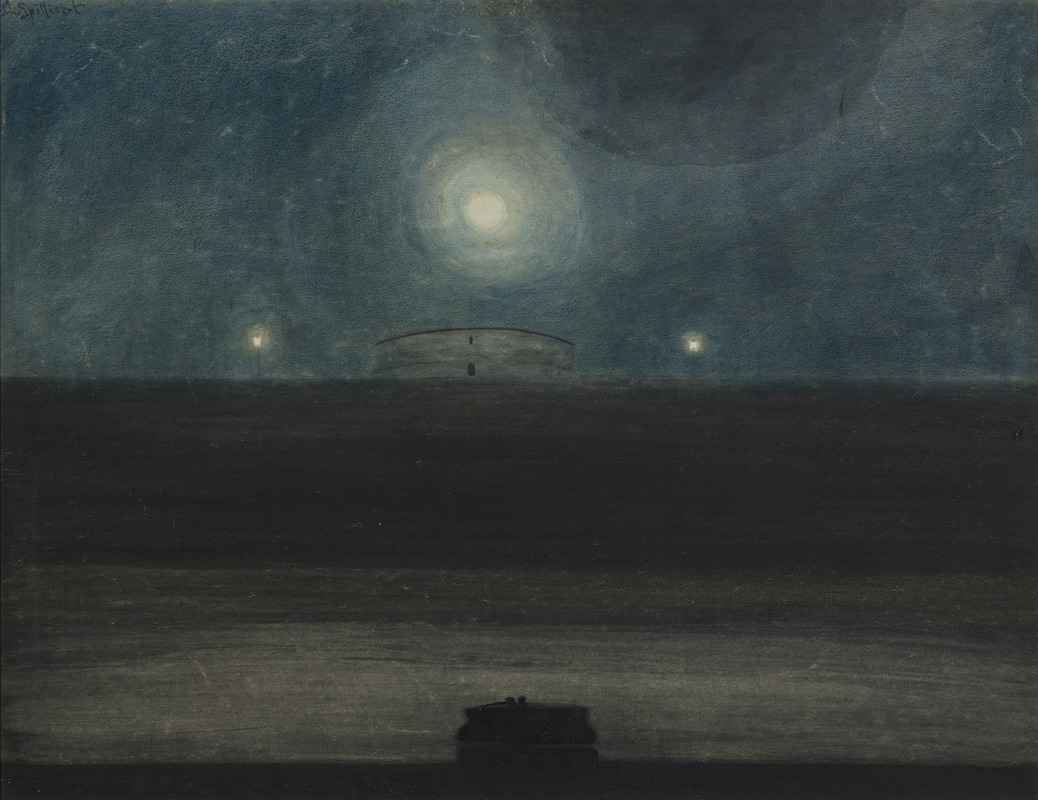 Léon Spilliaert - Strand met maan