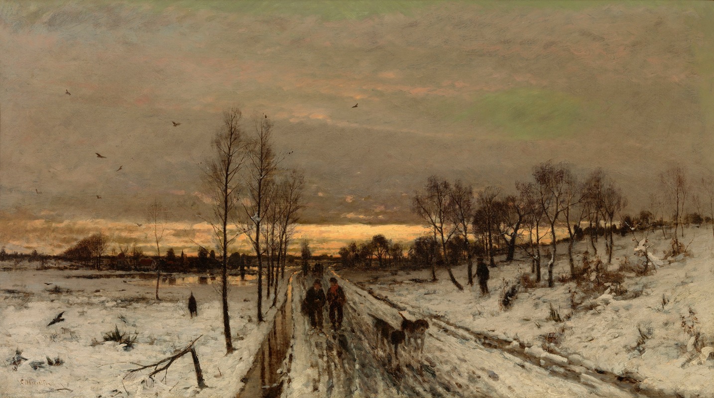 Ludvig Munthe - Winter Landscape