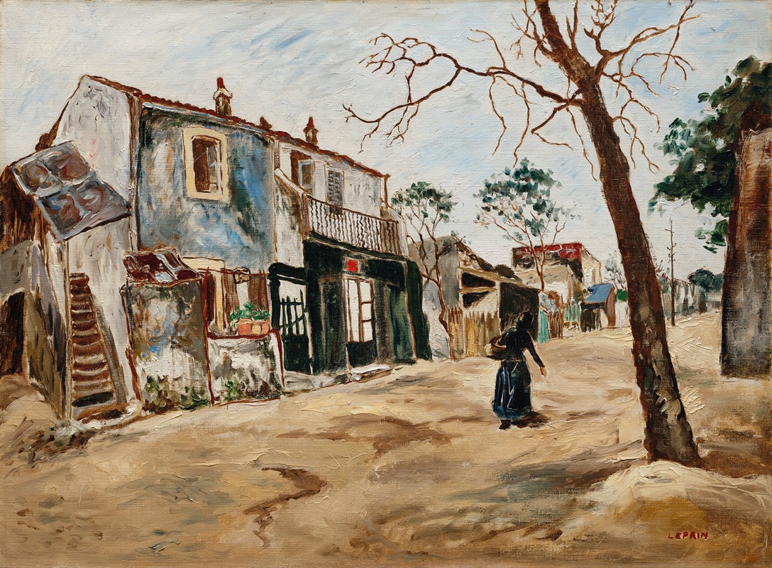 Marcel Leprin - Rue à Saint-Ouen